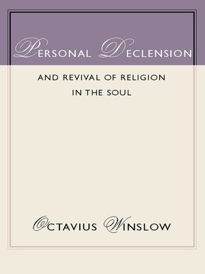 cover image of Personal Declension and Revival of Religion in the Soul